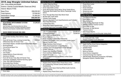 2018 Jeep Wrangler Unlimited Sahara