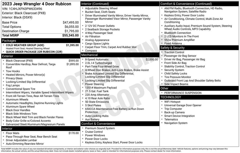 2023 Jeep Wrangler Rubicon
