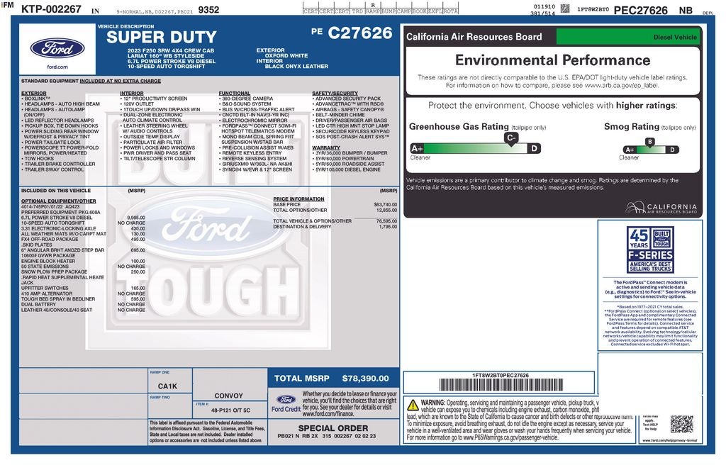 2023 Ford F-250SD Lariat