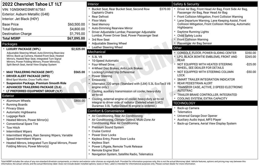 2022 Chevrolet Tahoe LT