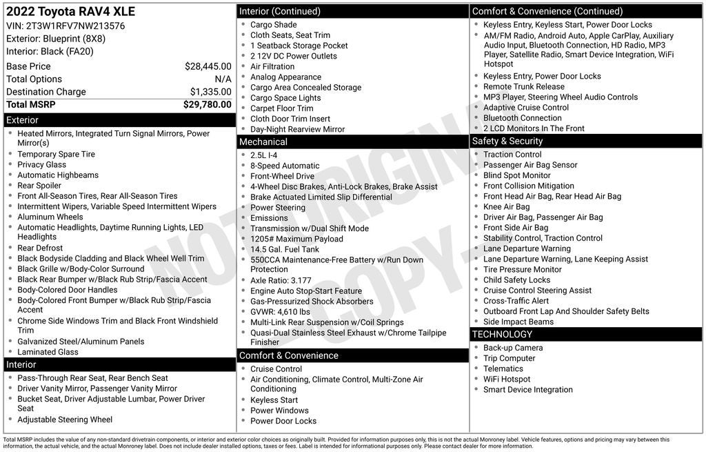 2022 Toyota RAV4 XLE
