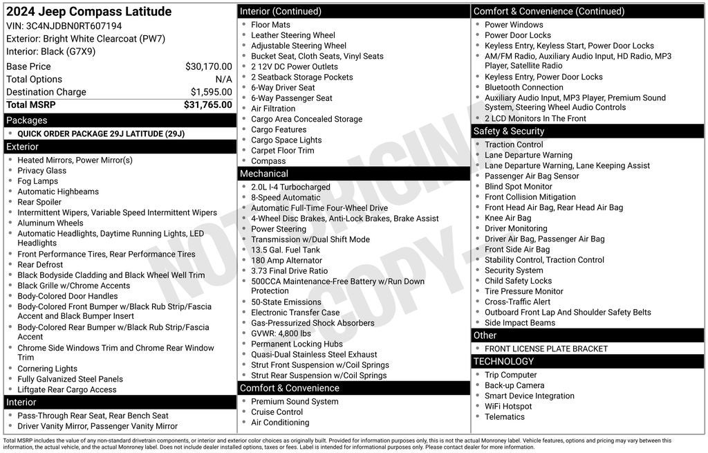 2024 Jeep Compass Latitude