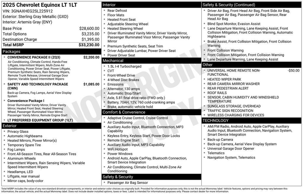 2025 Chevrolet Equinox LT