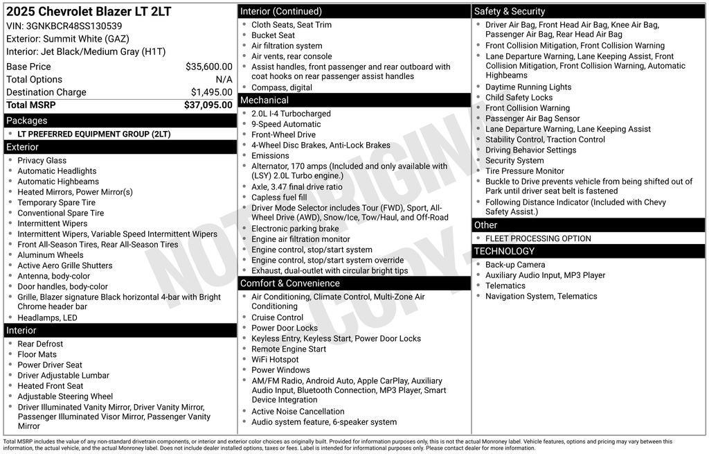 2025 Chevrolet Blazer LT