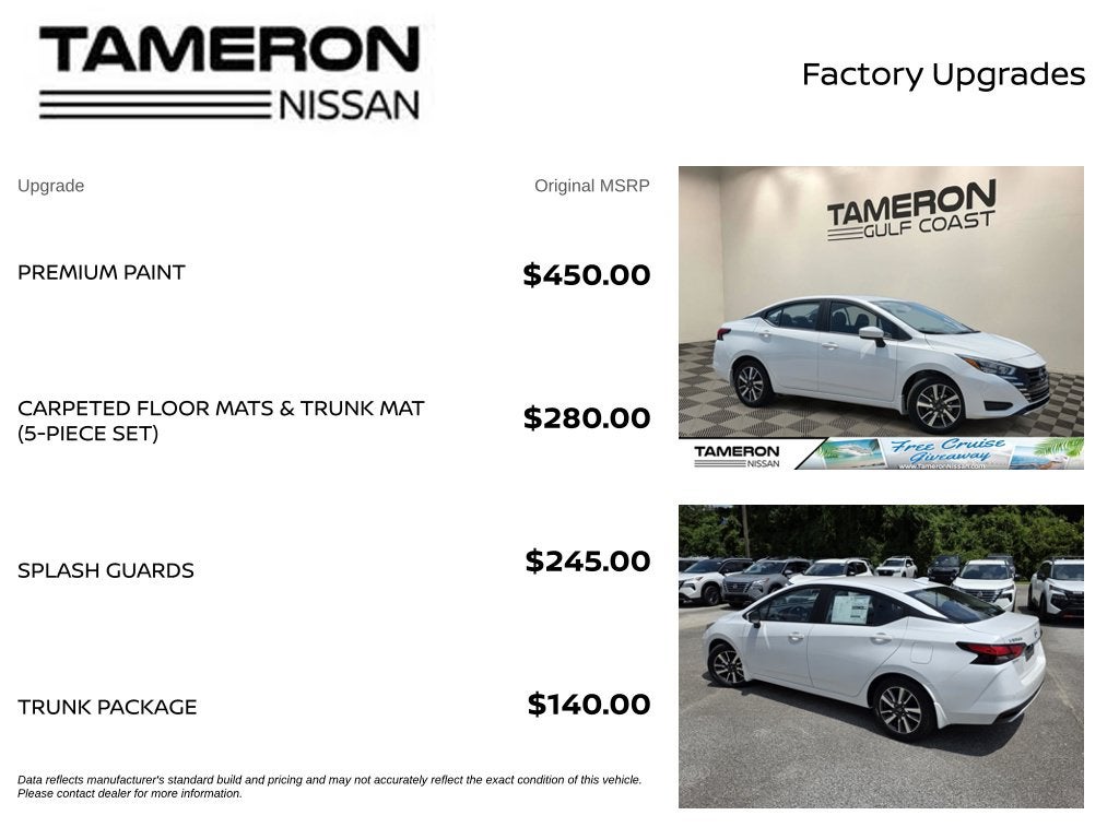 2025 Nissan Versa 1.6 SV