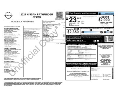 2024 Nissan Pathfinder SV
