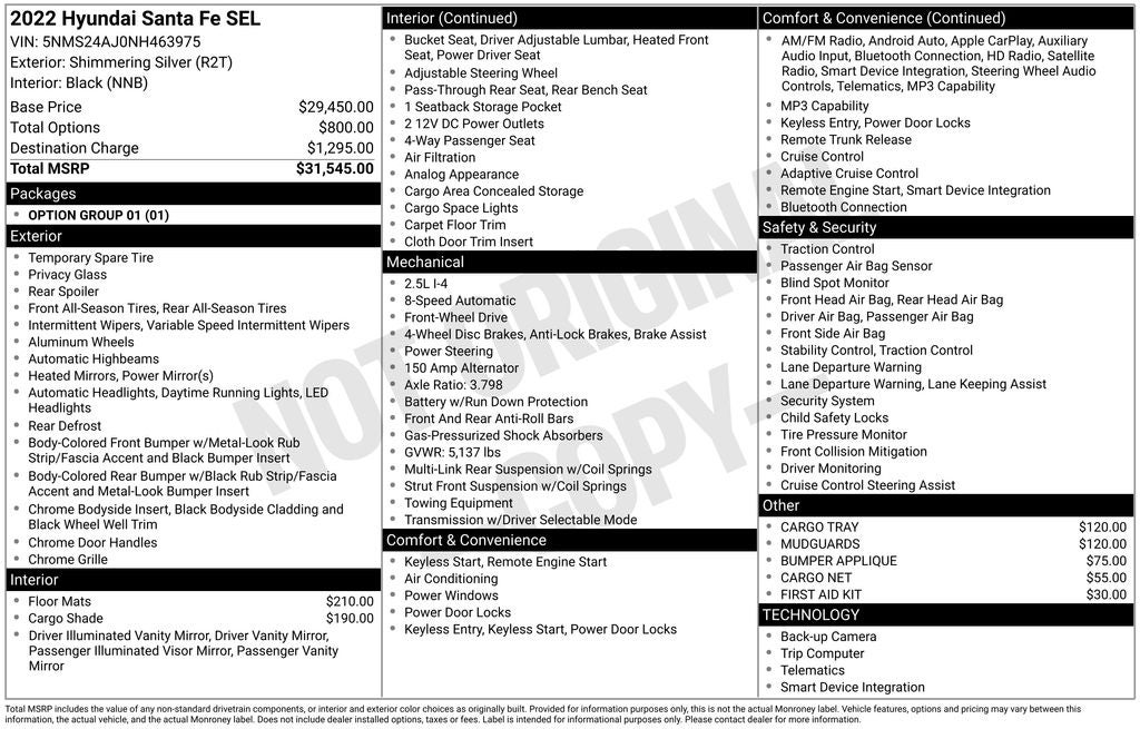 2022 Hyundai Santa Fe SEL