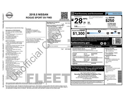 2018 Nissan Rogue Sport SV