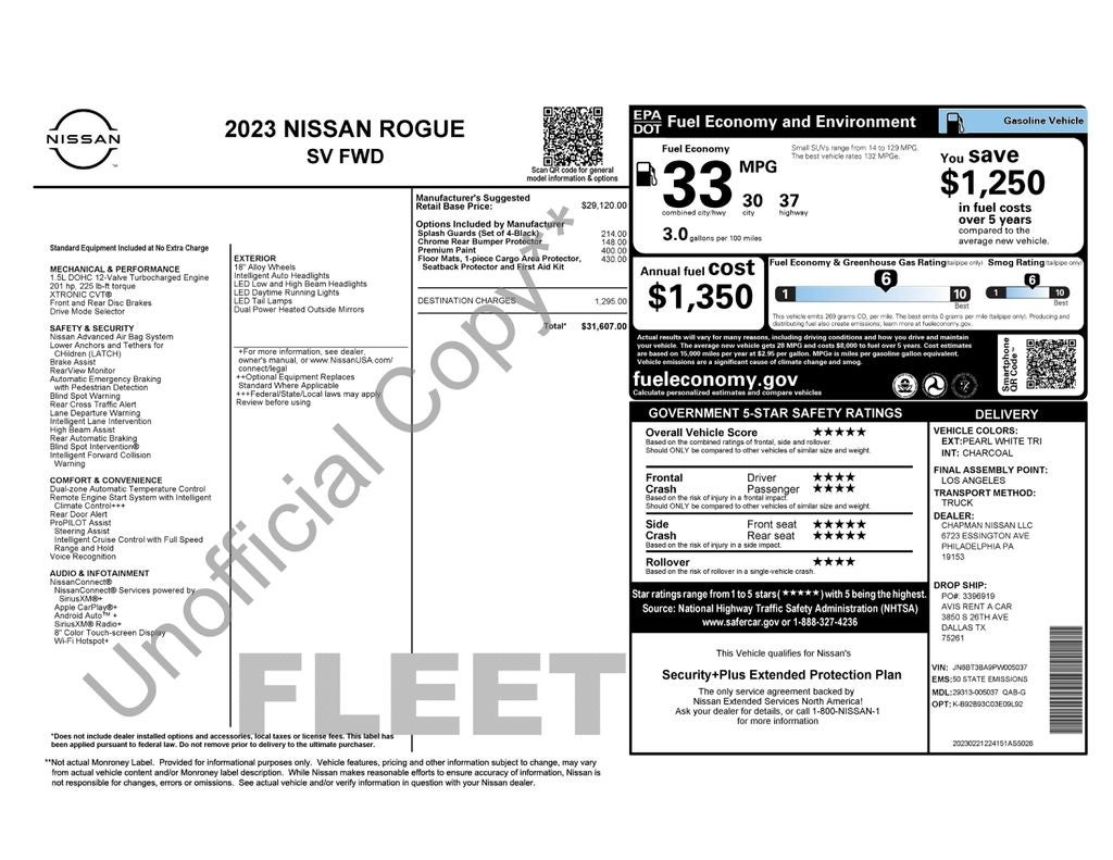 2023 Nissan Rogue SV