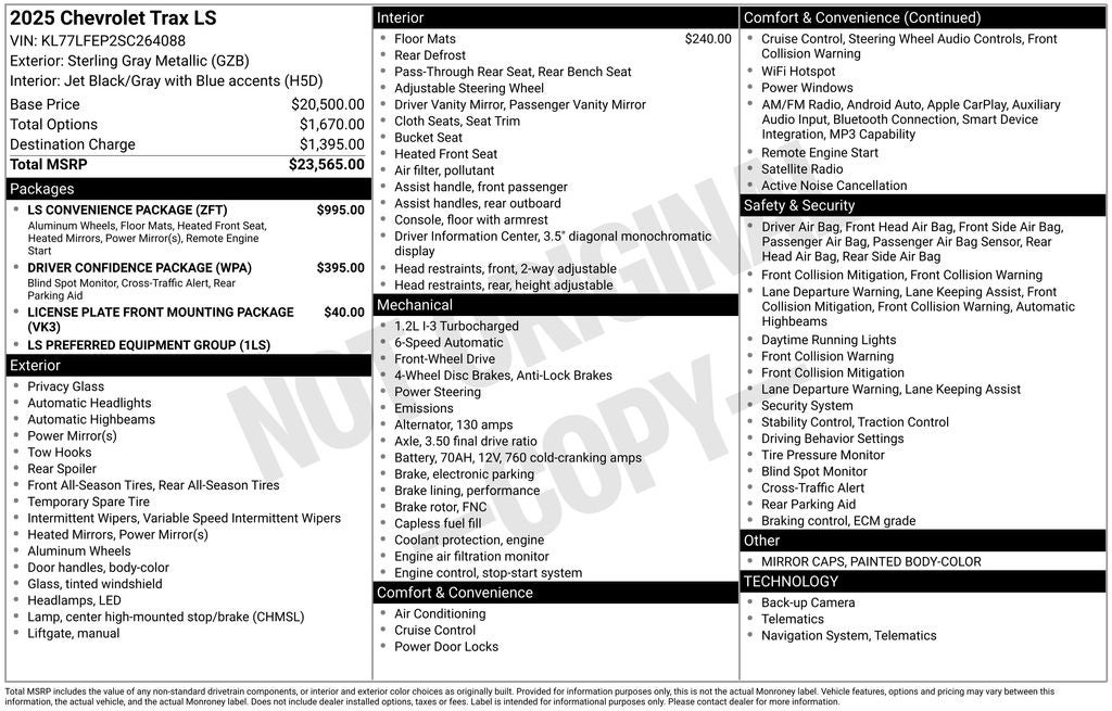 2025 Chevrolet Trax LS