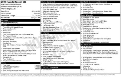 2021 Hyundai Tucson SEL