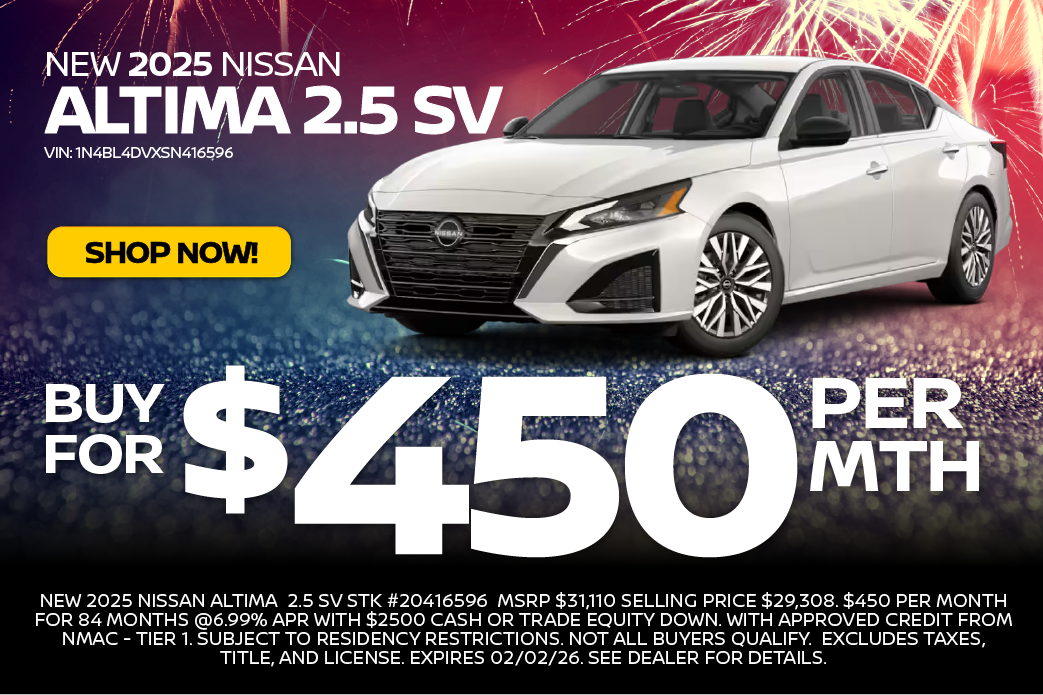 2025 Nissan Altima Deal