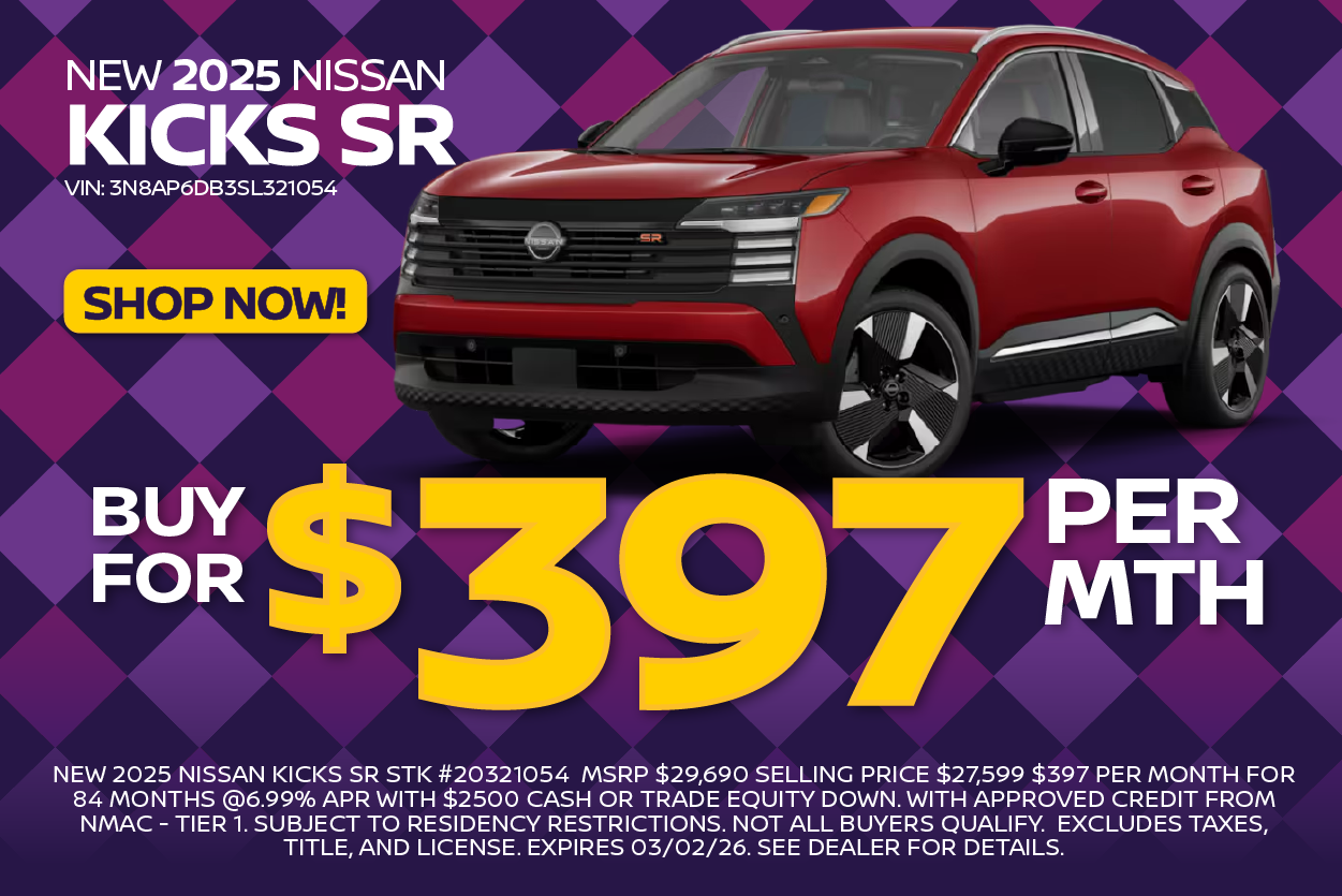 2025 Nissan KICKS Deal