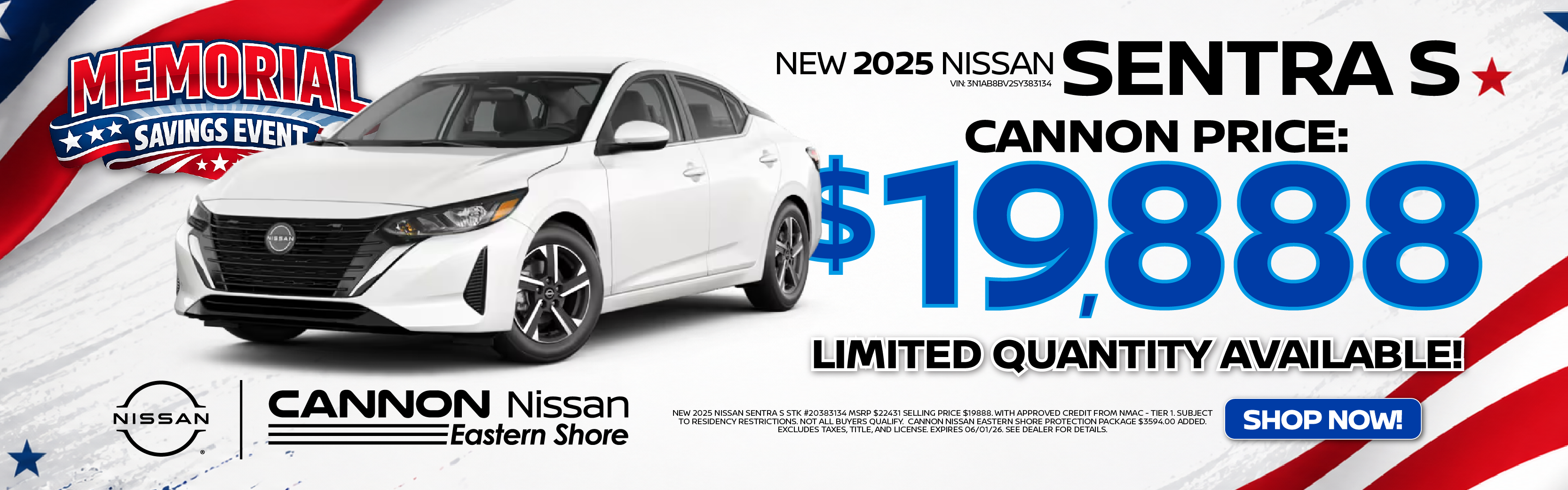 Nissan Sentra Under $20,000