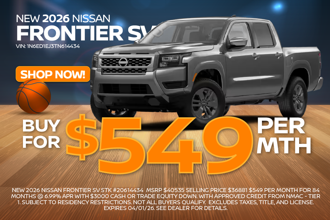 2026 Nissan Frontier Deal