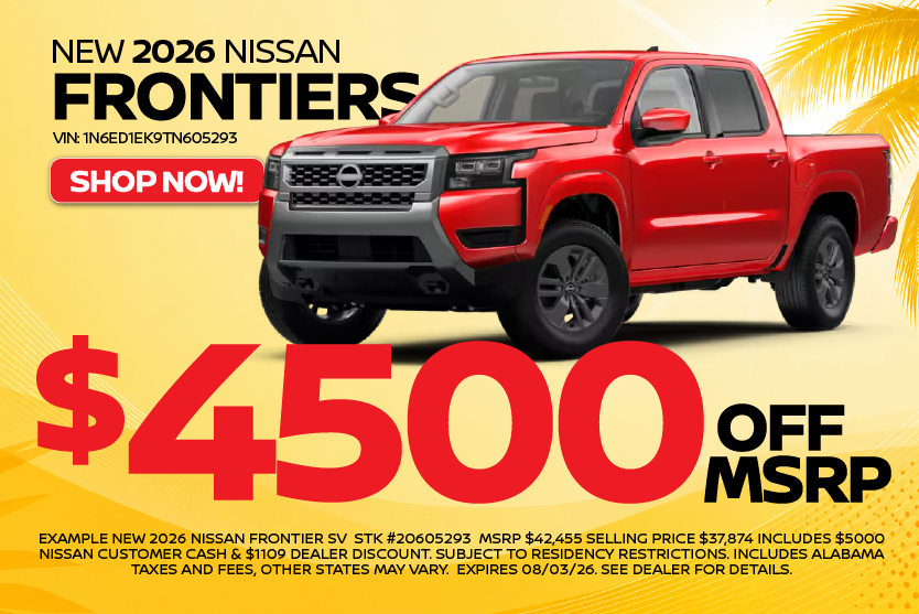 2026 Nissan Frontier Deal