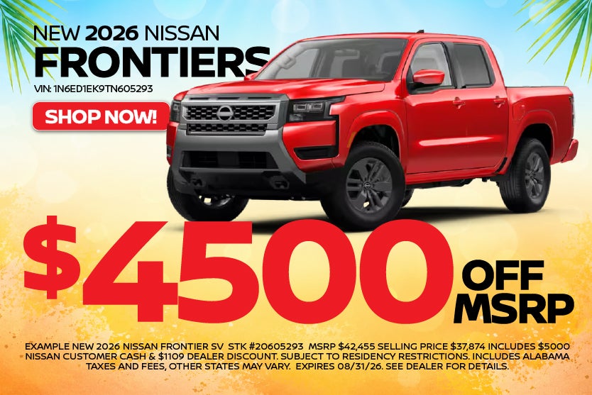 2026 Nissan Frontier Deal