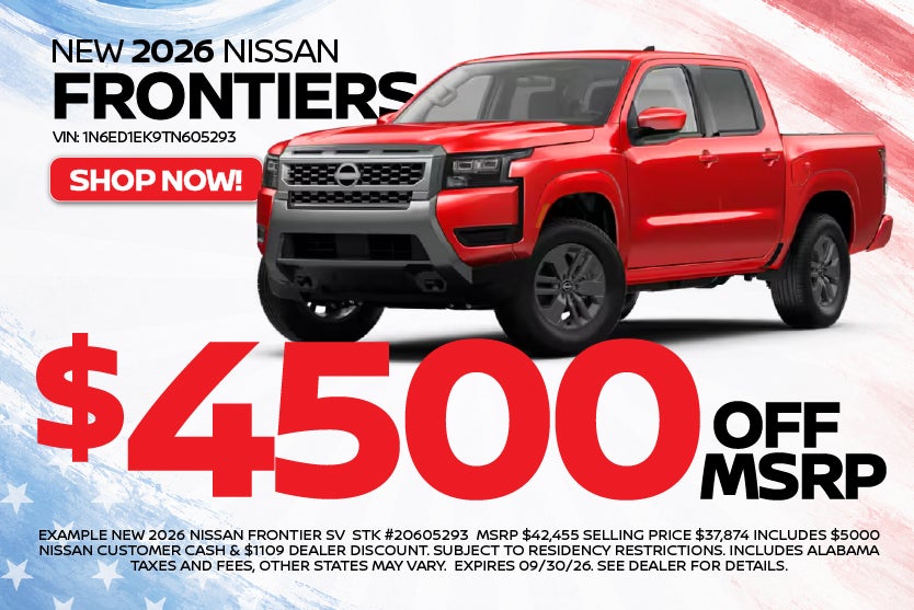 2026 Nissan Frontier Deal