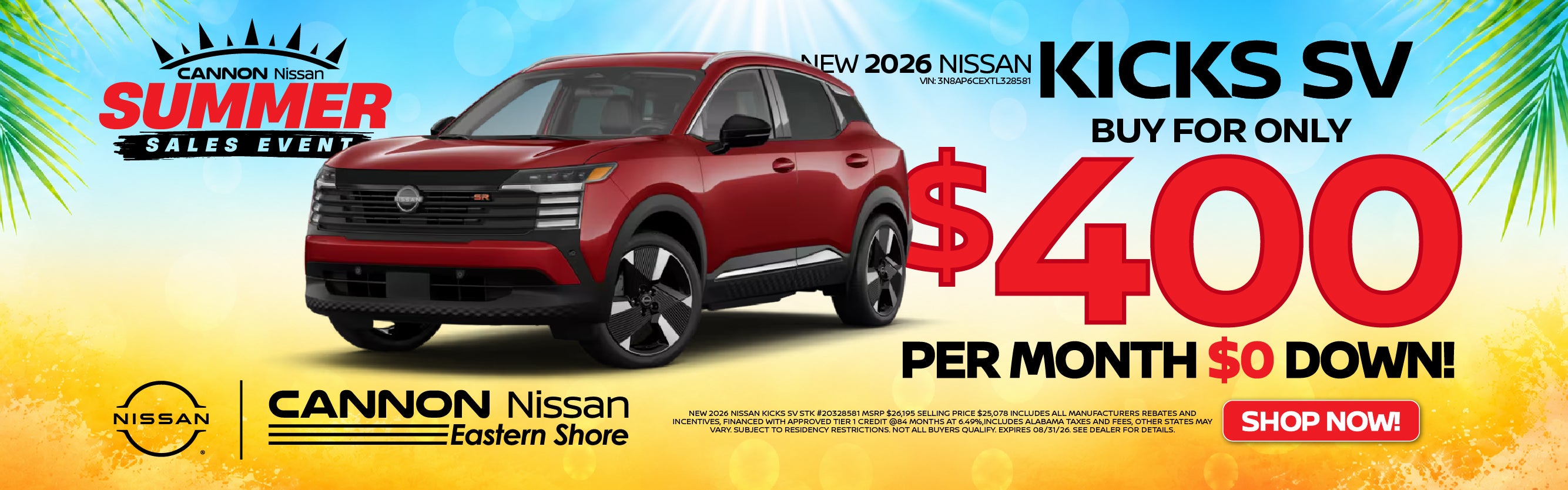 2026 Nissan Frontier Deal