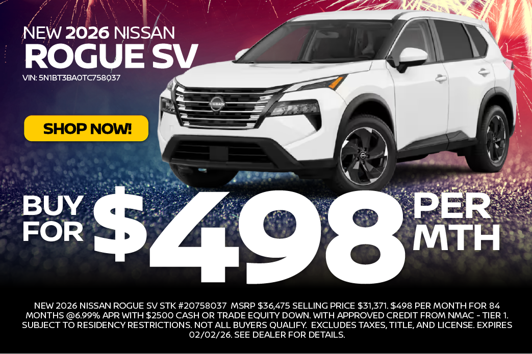 2026 Nissan Rogue Deal
