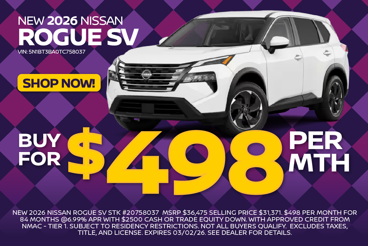 2026 Nissan Rogue Deal
