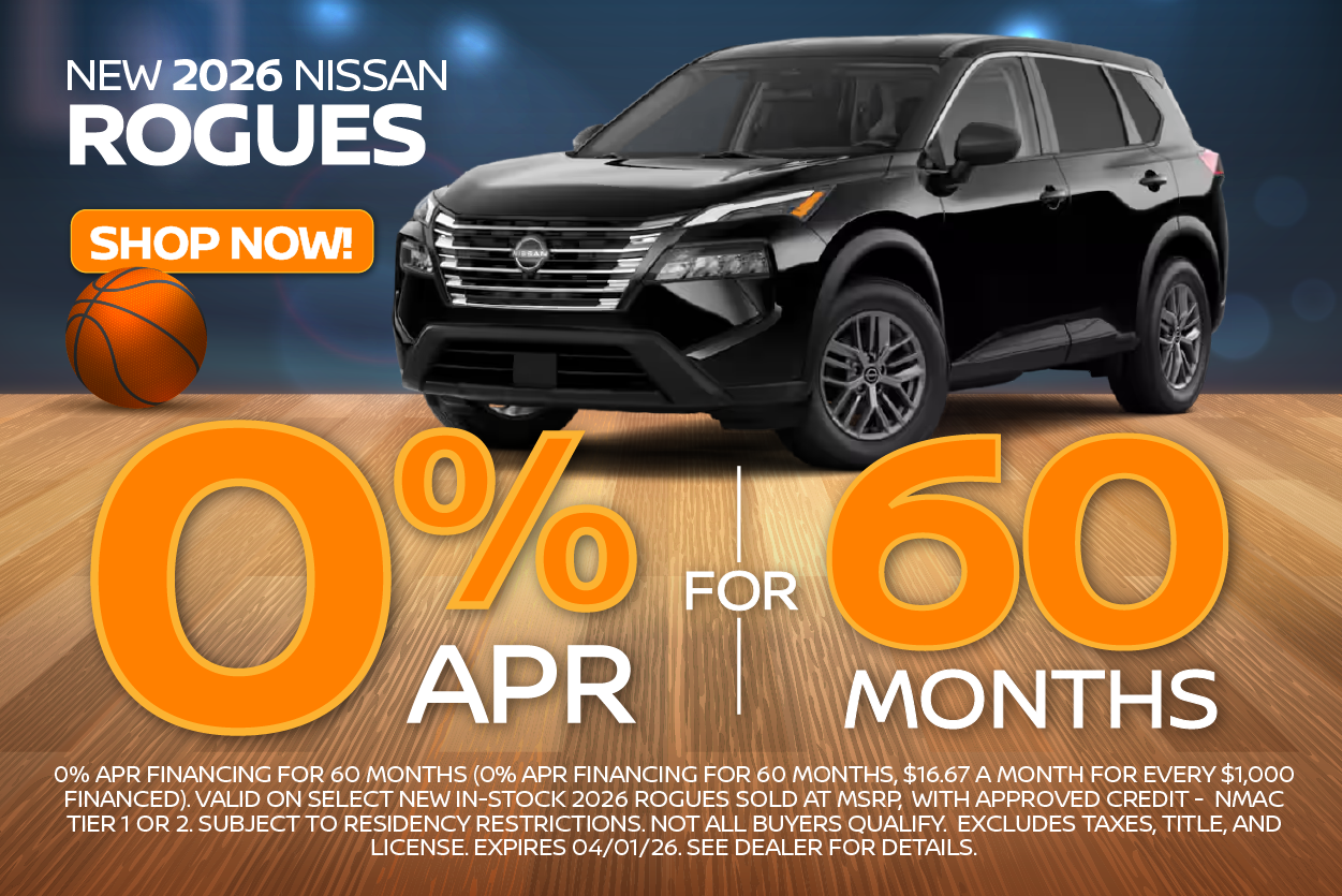 2026 Nissan Rogue - 0%