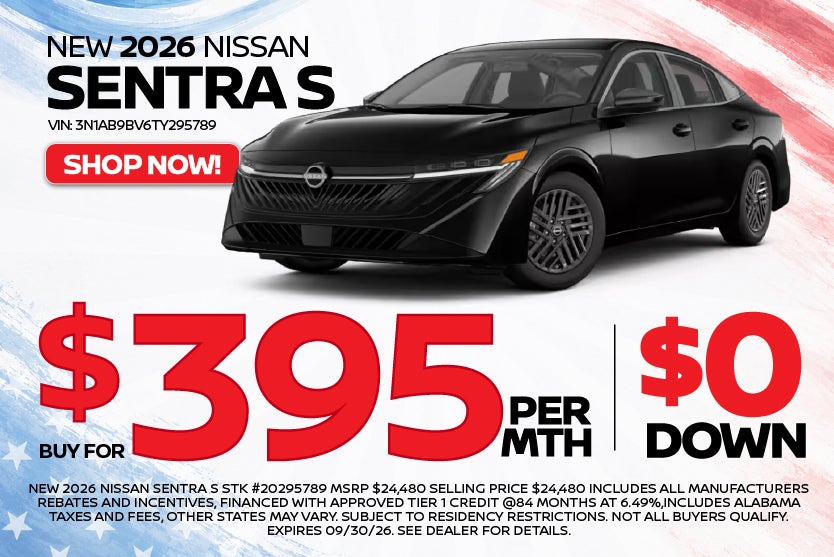 2026 Nissan Sentra Deal