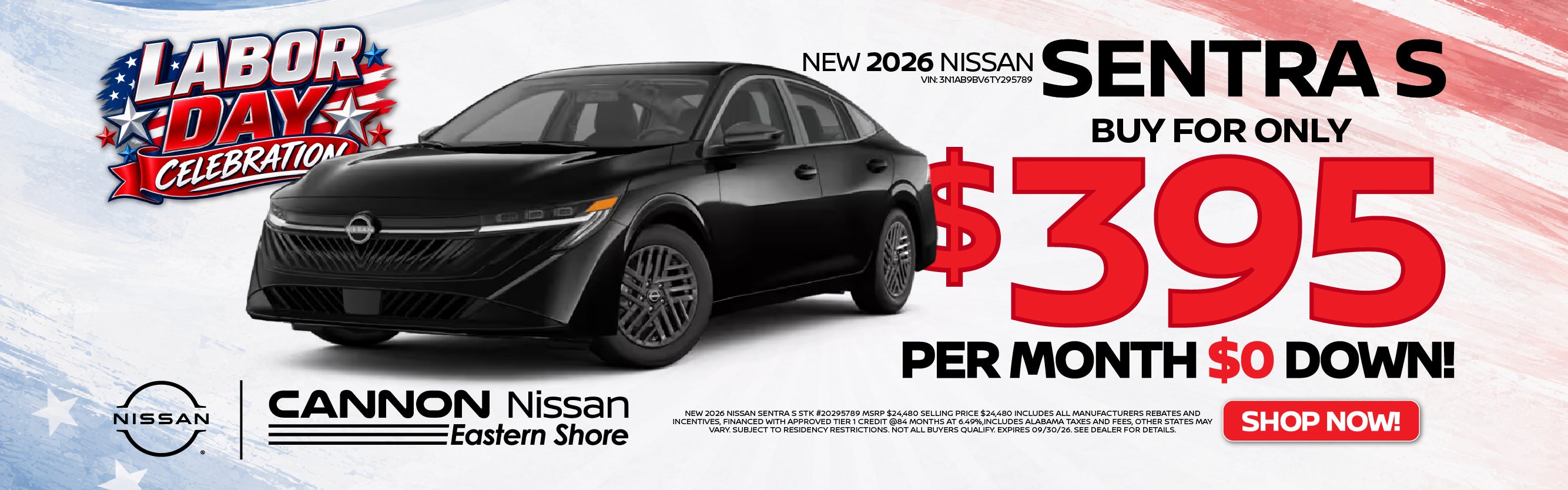 2026 Nissan Sentra Deal